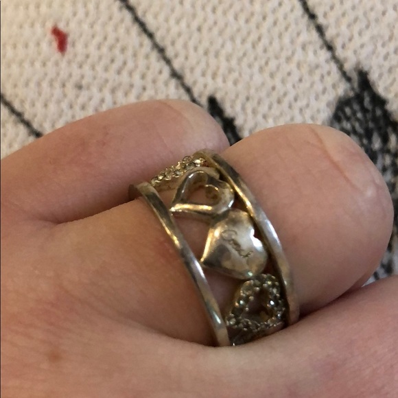 Coach Jewelry - COACH STERLING SILVER Heart ring